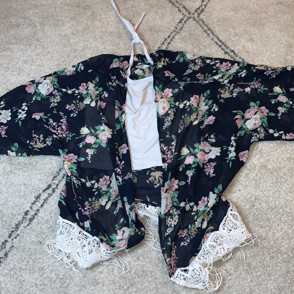 Floral cover up